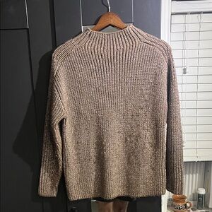 Ann Taylor Brown Knit Sweater